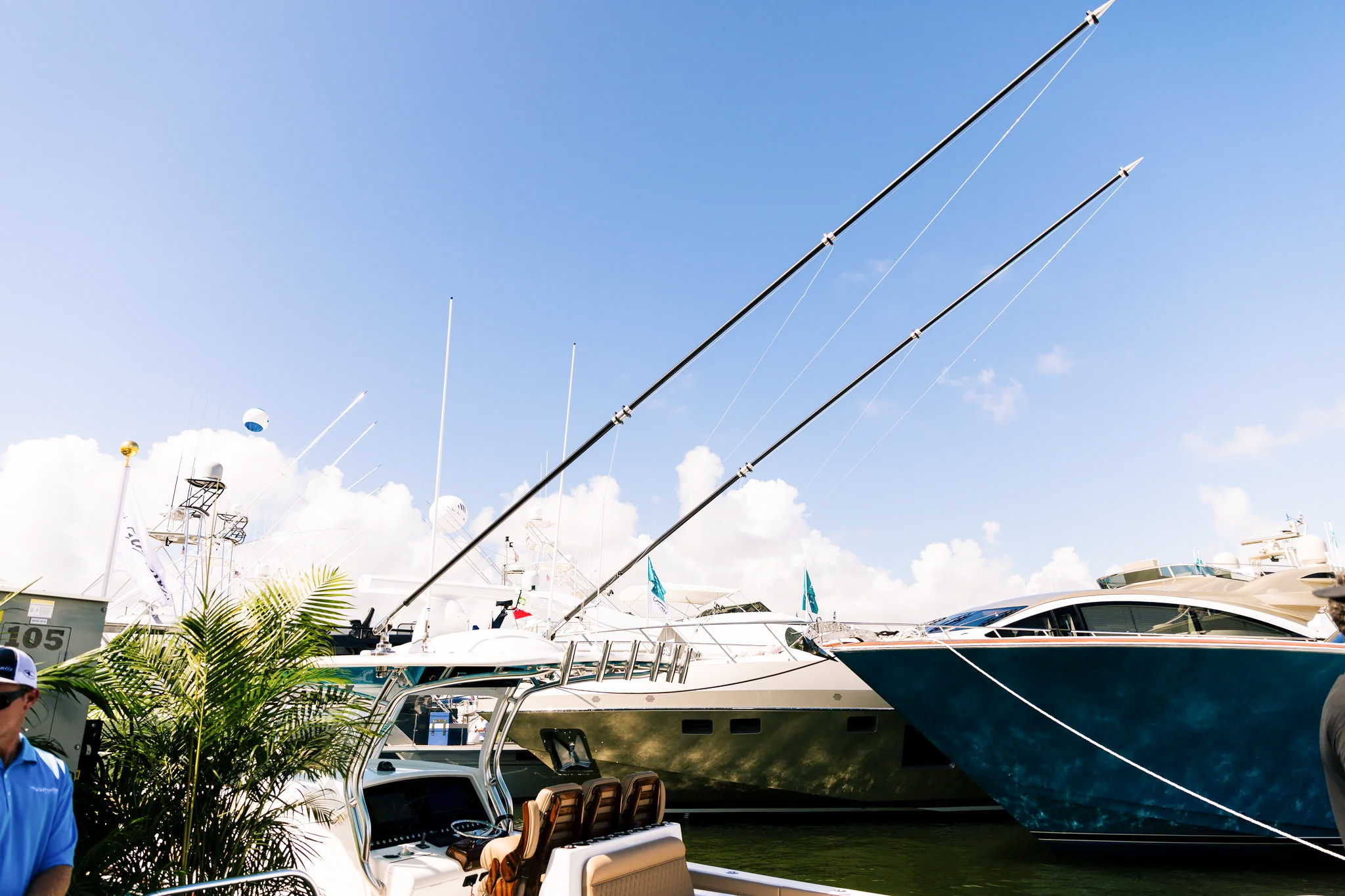 Carbon fiber outrigger poles