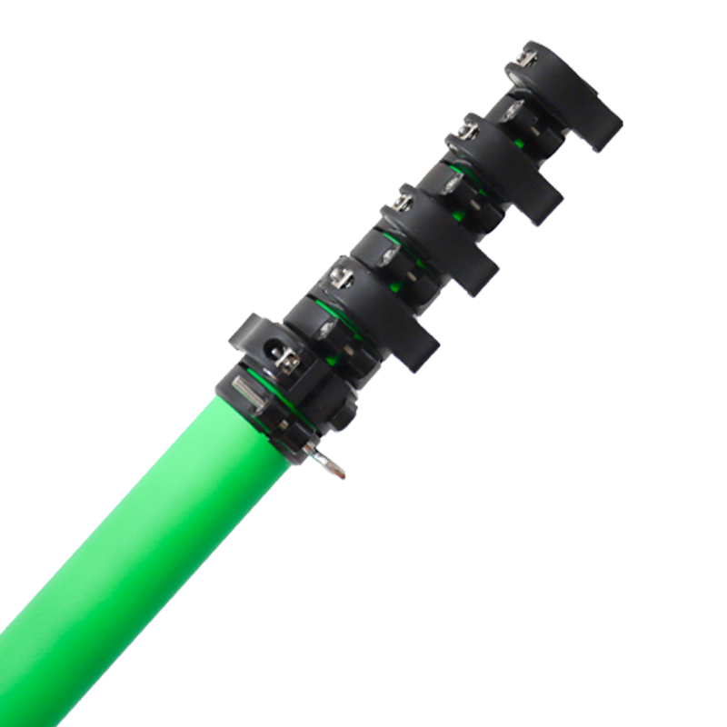 Green Painted Poles
