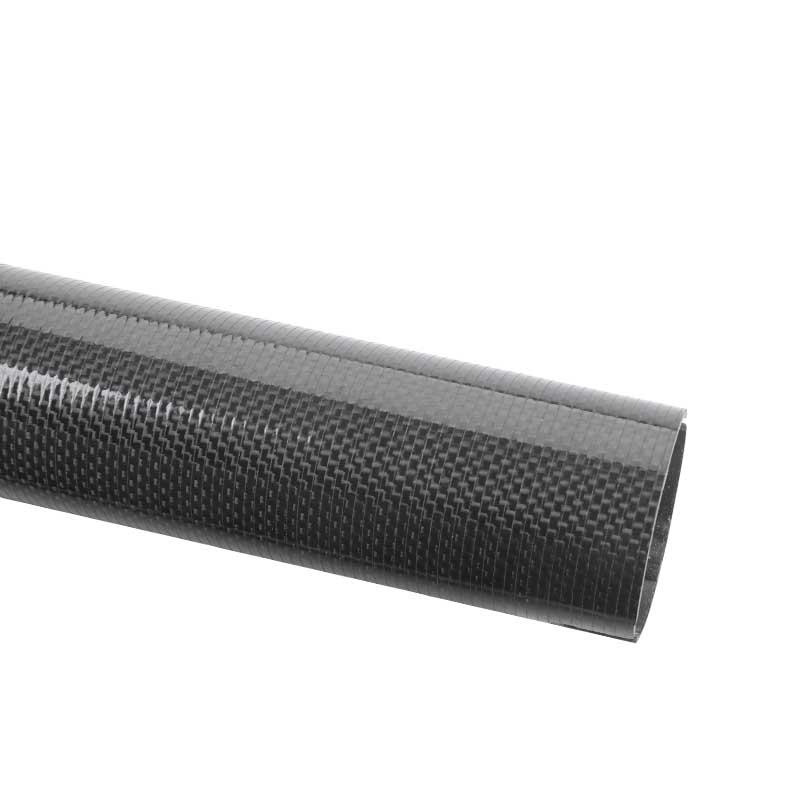 3K Plain Weave Carbon Fiber Glossy Finish Tube